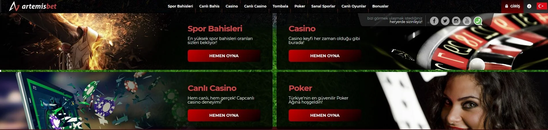 Artemisbet Giriş
