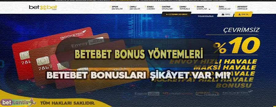 Betebet Bonus Yöntemleri